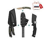 Oknife Bundle: Heron R1 Utility Knife + Sentry L1 Pocket Knife + Kitchen Knife Set + FK 01 Hunting Knife + Whetstone $231 + Free Shipping