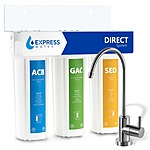 Express Water 3 Stage Direct Water Filter System with Chrome Faucet $56 + Free Shipping