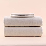 Sheets &amp; Giggles: 4-Piece Eucalyptus Flannel Sheet Set (King, Ivory/Sage) $60 + Free Shipping
