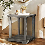 Millwood Pines 2-Tier Wood End Table w/ Lower Shelf $29.99 + Free Shipping