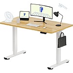 Prime Members: FLEXISPOT EN1 48&quot; One-Piece Electric Standing Desk with Memory Controller (Maple) $100 &amp; More + Free Shipping