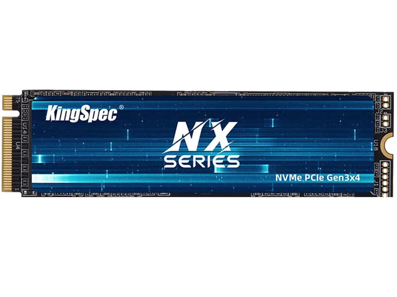 KingSpec Internal SSD M.2 NVMe 2280: 2TB PCIe 3.0X4 $100 + $5 Newegg GC, 1TB PCIe 4.0 $61 + $5 Newegg GC & More + Free Shipping