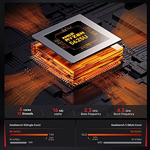 Ace Magician AM06 PRO Mini PC: AMD Ryzen 5 5625U, 16GB DDR4, 512GB NVME SSD  $240. Shipping is free