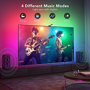 Govee RGBIC LED TV Backlights with Camera 12.5ft Co-branded with