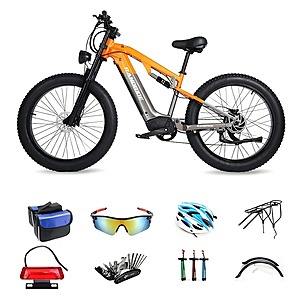 RANDRIDE YX80 1500W 26" Fat Tire Electric Mountain Bike $849 + Free Shipping