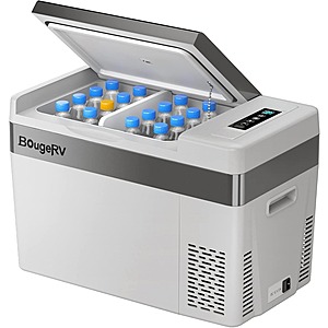 30-Quart (28L) BougeRV 12V Portable Car Refrigerator or Freezer $199.79 + Free Shipping