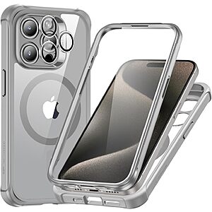 ESR Full-Body Military-Grade Drop Proof Case w/ Built-in 9H+ Tempered Glass Screen Protector for iPhone Series 14/15/16 from $7.99 & More + Free Shipping w/ Prime