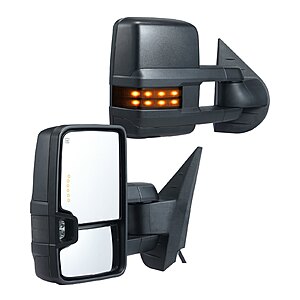 VEVOR Towing Mirrors: Power Control Heated Mirrors for Chevy/GMC 2007-2014 for Silverado/Sierra $94.99 + Free Shipping