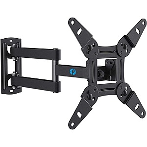 Pipishell Full Motion TV Monitor Wall Mount (for 13-42" TV's) $9