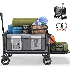 YITAHOME 150L Heavy-Duty Collapsible Folding Utility Wagon (45