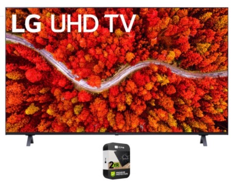 LG 65UP8000PUA 65 Inch 4K UHD Smart webOS TV (2021) Bundle with Premium Extended Warranty $939.99