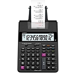 Casio HR-170RC Printing Calculator, 2-Color 12-Digit Display, Black - $12