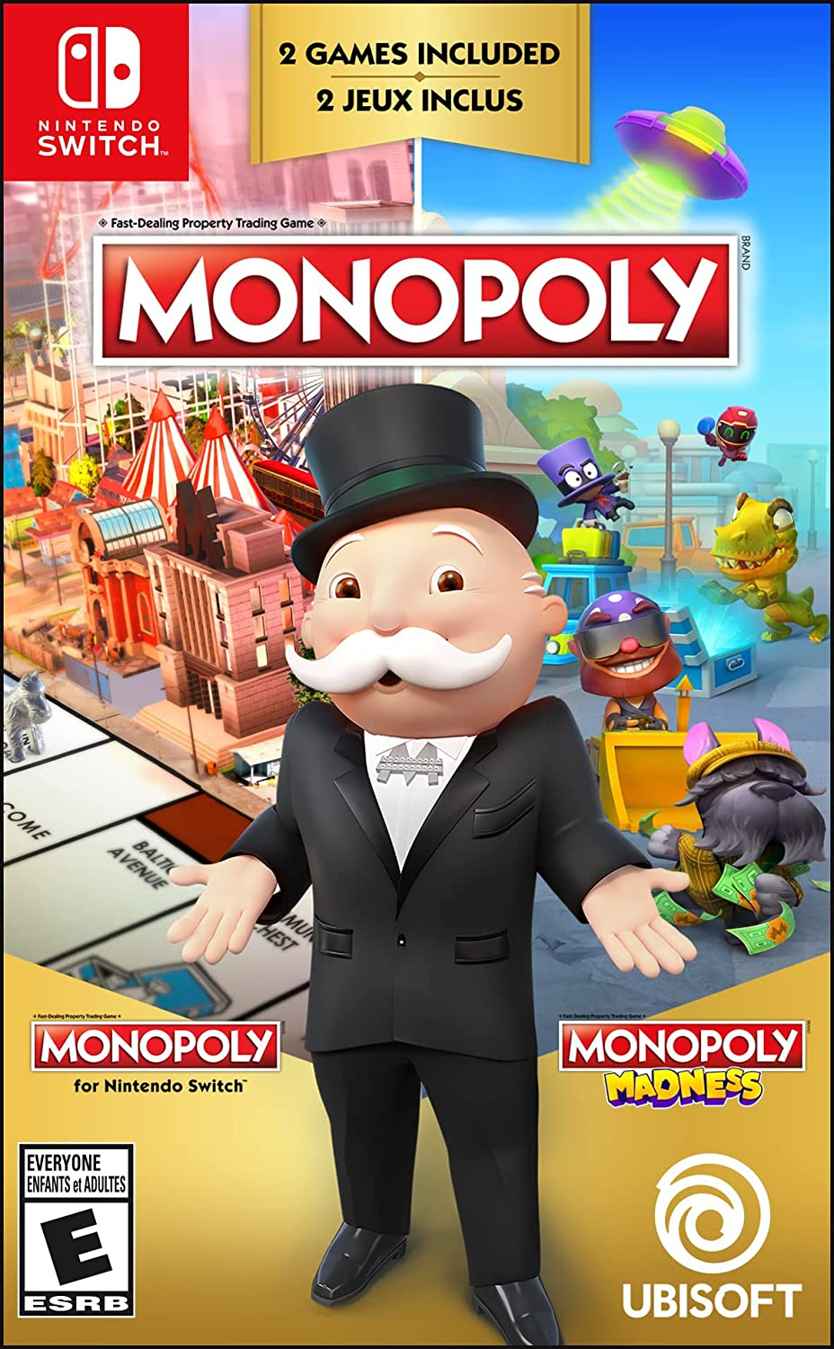 Amazon.com: MONOPOLY for Nintendo Switch + MONOPOLY Madness - Nintendo Switch, Nintendo Switch Lite : Ubisoft: Everything Else $24.99
