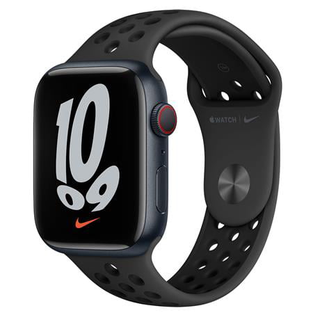 Apple Watch Nike Series 7 45mm GPS + Cellular w/ Sport Band (Black or  Platinum)