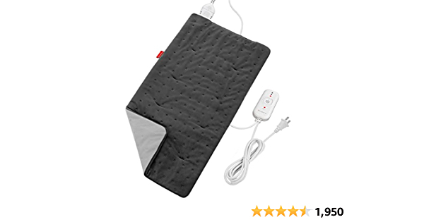 $16.99 Heating Pad for Cramps, Comfytemp Electric Heating Pad for Back Pain Relief, Small Heating Pad with 3 Heat Settings with auto shutoff. - $16.99