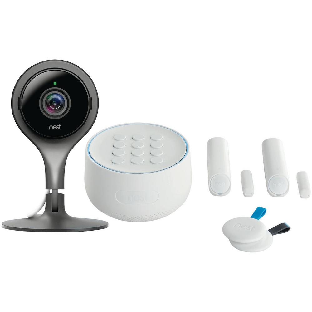 Nest Secure Alarm System with Google Nest Cam Indoor ...