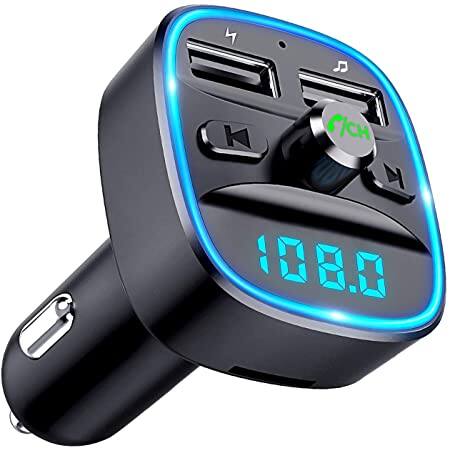 Bluetooth FM Transmitter for Car w/ Dual USB Ports For $8.49