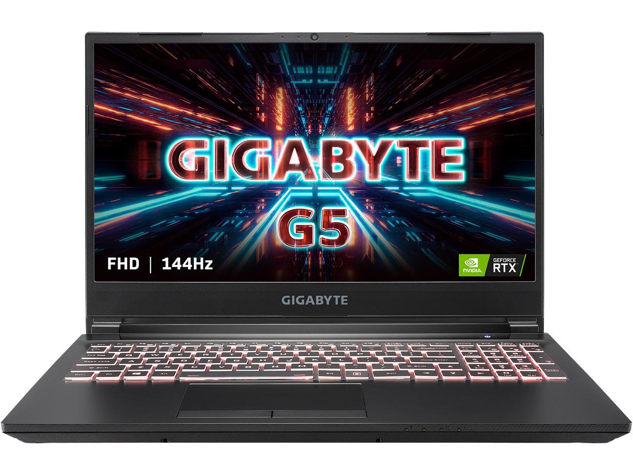 GIGABYTE G5 Gaming Notebook [Intel Core i5-10500H, 16GB RAM, 512GB SSD, GeForce RTX 3060, 15.6" IPS 144hz] for $999 w/ FS after MIR