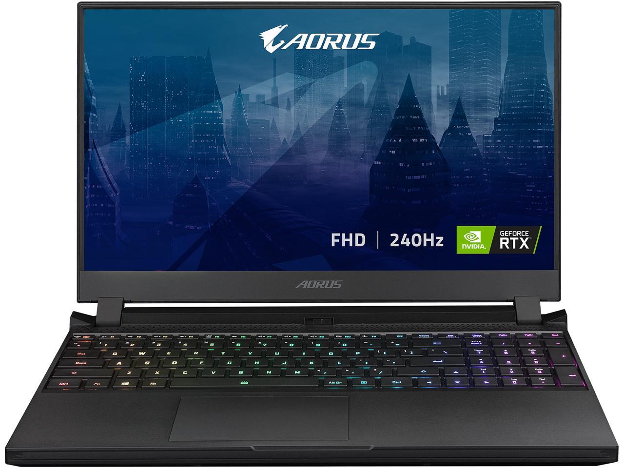 Aorus 15P XD-73US324SH Gaming Notebook [i7-11800H, 16GB RAM, 1TB SSD, GeForce RTX 3070, 15.6" FHD IPS 300Hz] for $1549.99 w/ FS after MIR