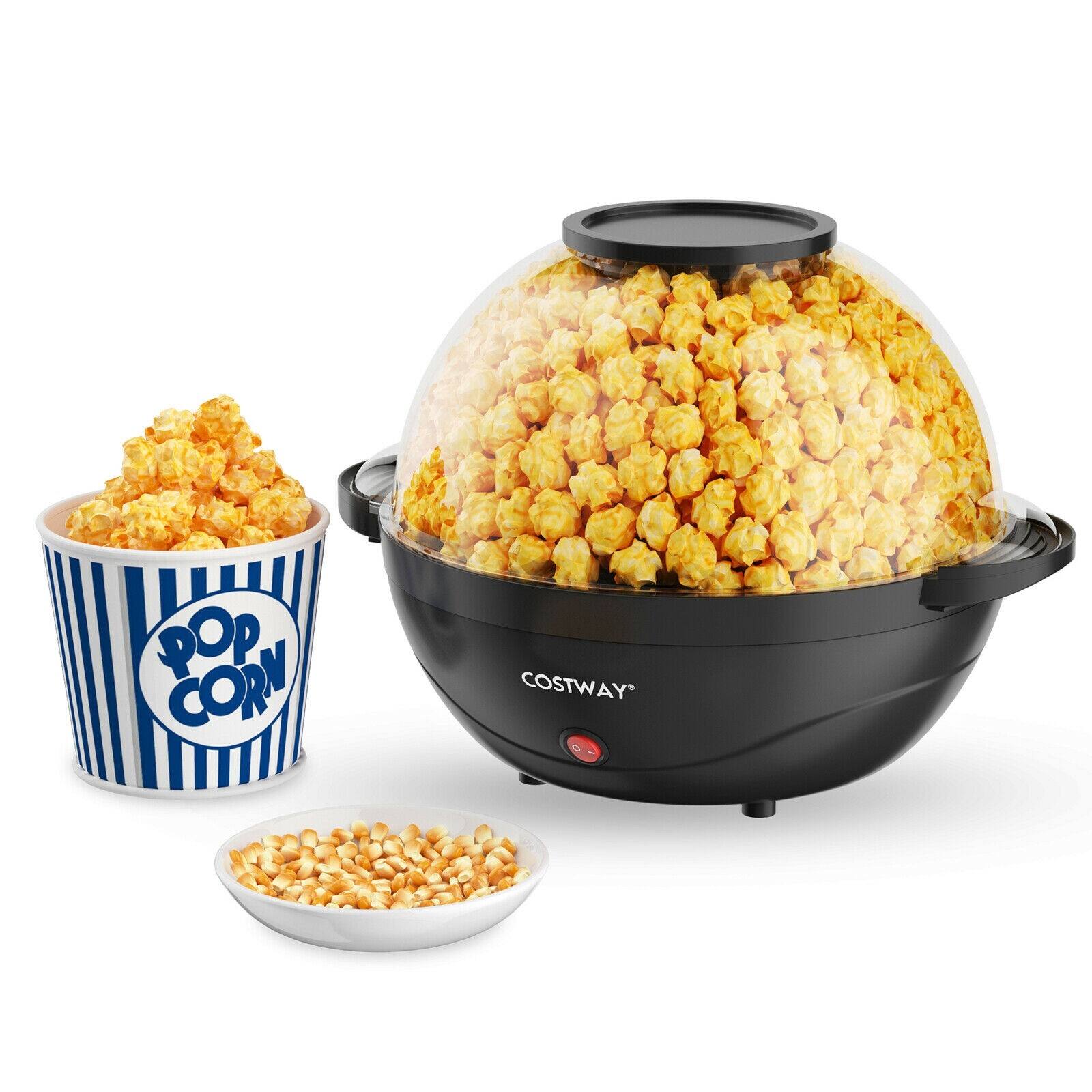 Costway 6QT Stirring Popcorn Popper Maker with Nonstick Plate $39 + Free Shipping