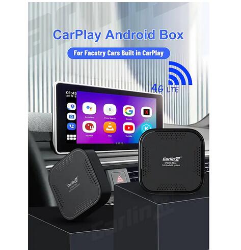Carlinkit Wireless CarPlay Adapter Android 9.0 Ai Box Mini Android Box 4GRAM 64GROM GPS Built-in $157.67 + Free Shipping