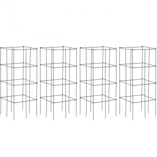 Costway 4 Pack Garden Trellis for Climbing Plants for Flower Vegetable $59 + Free Shipping