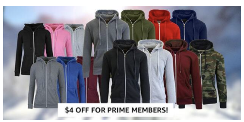 Mens & Womens 2PK Fleece Zip Hoodies S-5XL, $23.99 - $28.99 + Free Shipping w/ Prime
