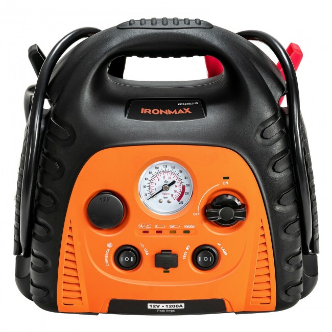 Costway 22000mAH Jump Starter Portable Power Station Air Compressor with LED Light $139 + Free Shipping