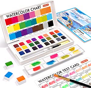 Shuttle Art Watercolor Paint Set $7.99 + Free shipping with Prime or on orders $25+