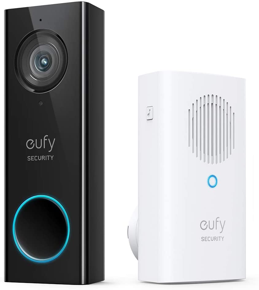 eufy Security, Wi-Fi Video Doorbell, 2K + FS $99.99