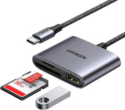 UGREEN USB C to UGREEN SD Card Reader 3 in 1  $10.49 + Free Shipping w/ Prime or $25+