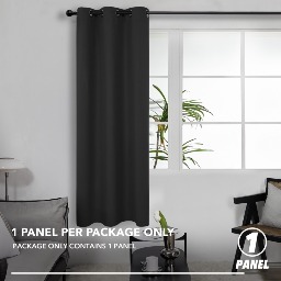 1-Panel Deconovo Solid Grommet Blackout Curtains (Various Sizes, Colors) $6.40~$8.50 + Free Shipping w/ Prime or Orders $25+