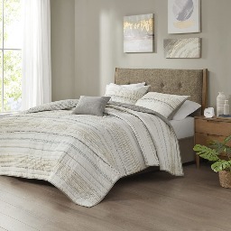 INK+IVY 4 Piece Luxurious Cotton Bedding Coverlet Set $67.57 & More + Free Shipping for Prime or on Orders $25+