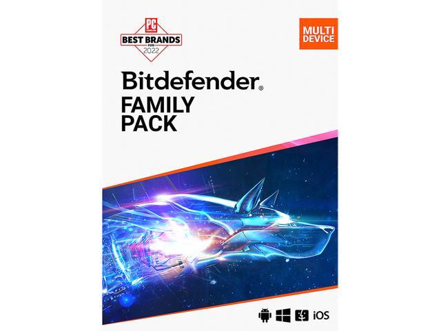 Bitdefender Family Pack - Total Security 2022 - 1 Year / 15 Devices - (Download) $24.99