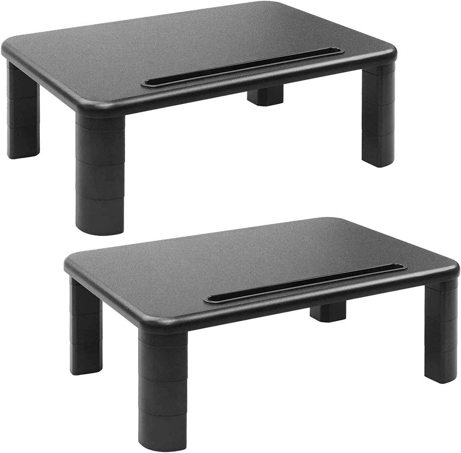 2Pack Huanuo 3 Height Adjustable Monitor Stand Riser