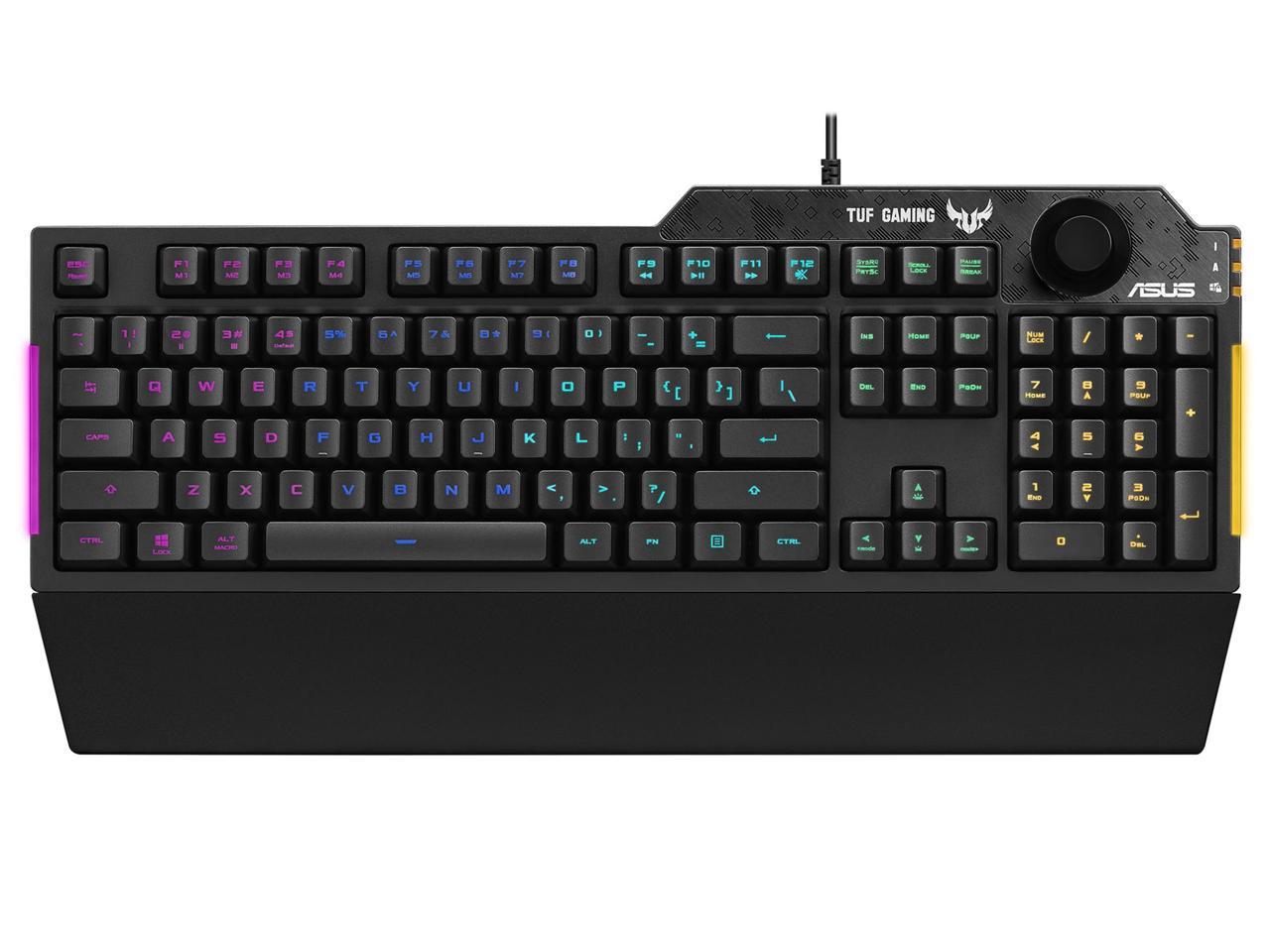 ASUS RA04 TUF Gaming K1 Membrane Gaming Keyboard $45 + Free Shipping