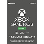 3-Months of Xbox Game Pass Ultimate [Instant e-Delivery] $25.04