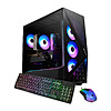 iBUYPOWER - Slate Gaming Desktop PC - Intel Core i7 14700F, NVIDIA GeForce RTX 5060 8GB, 32GB DDR5 RGB,1TB NVMe - Black $979.99