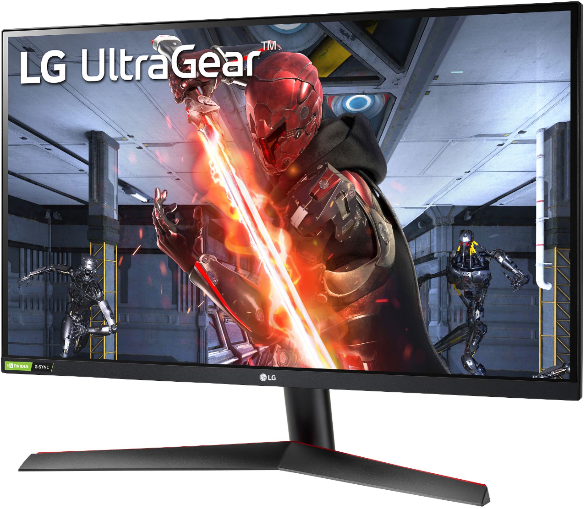 LG 27” UltraGear QHD IPS Gaming Monitor with G-SYNC Compatibility Black 27GN800-B - $299.99