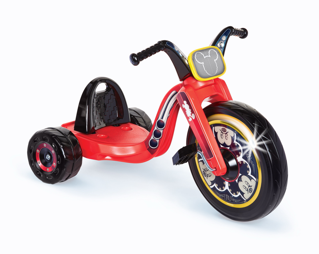 Disney Mickey Mouse 15 Inch Fly Wheels Cruiser Ride on Trike with Light on Big Wheel - $20.36