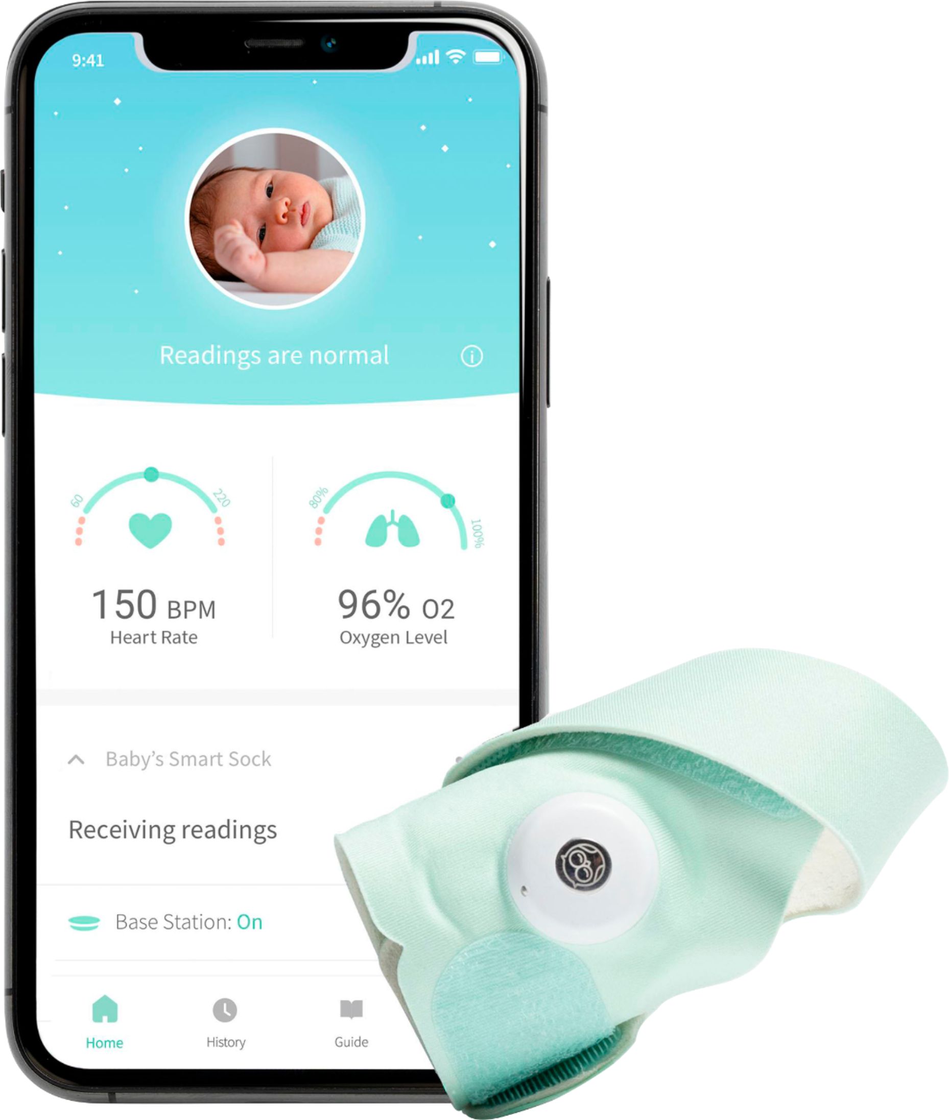 Owlet Smart Sock 3rd Generation (Mint) + Owlet Cam Wi-Fi Video Baby Monitor Bundle - $324 + Free Shipping @ Best Buy