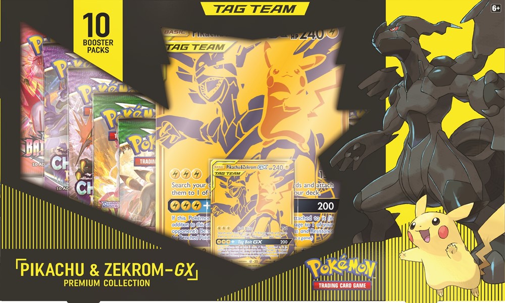 Pokemon Trading Card Game: Pikachu and Zekrom-GX Premium Collection GameStop Exclusive $59.99
