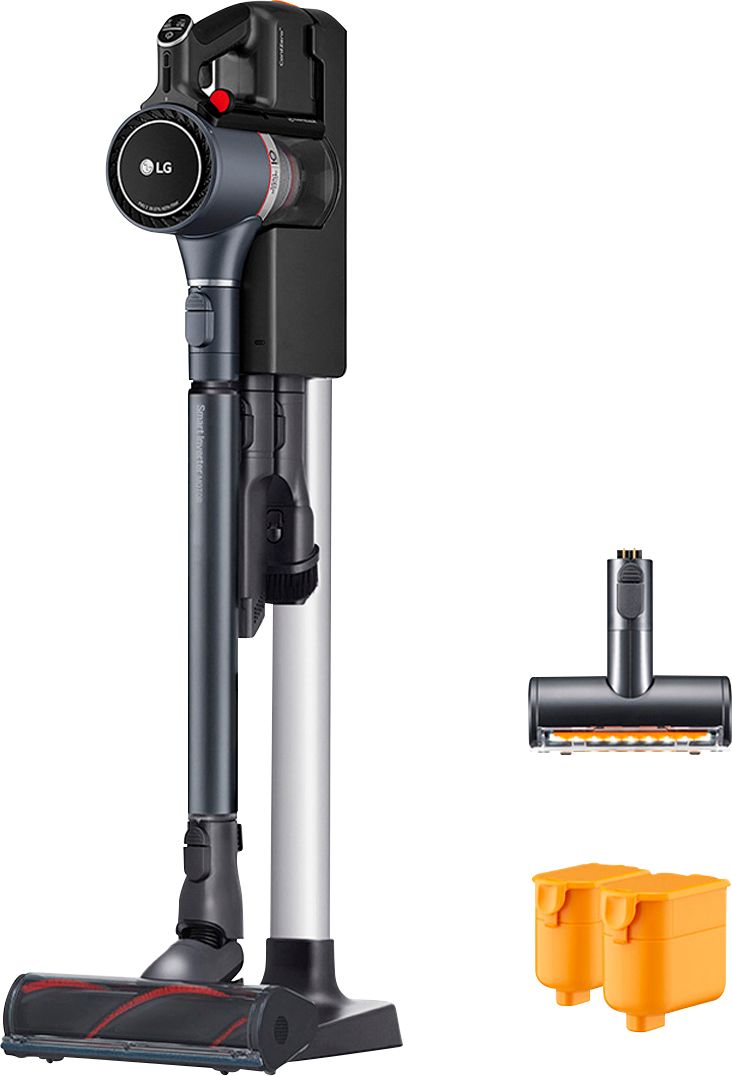 LG - CordZero Bagless Cordless Stick Vacuum with Kompressor Technology and 120-Minute Run Time - Iron Gray - $499.99 with FS - Best Buy