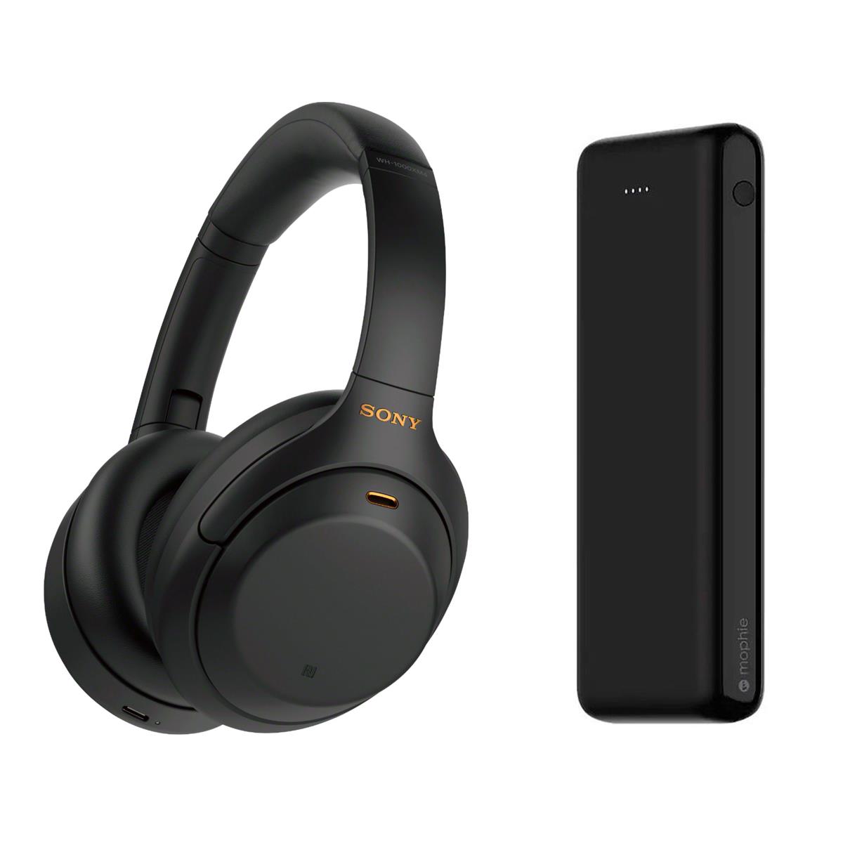 Sony WH-1000XM4 Wireless Over the Ear Noise Cancelling Headphones + Mophie Power Boost XXL 20800mAh Battery Power Bank - $248 w/ Free Shipping @ Adorama