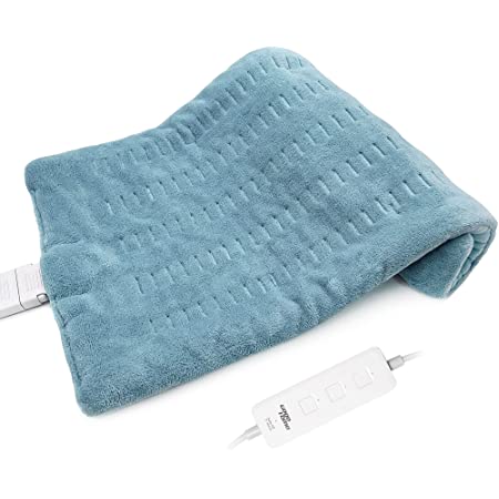 Sunbeam Heating Pad for Back, Neck, and Shoulder Pain Relief with Auto Shut Off, Extra Large 12 x 24", Teal - $14.99 @ Amazon