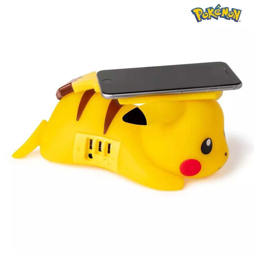 Madcow Entertainment Pokemon Pikachu Wireless Charger w/ 3 USB ports -  $ @ GameStop