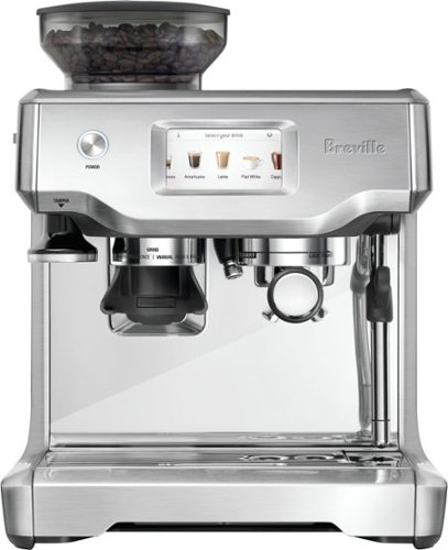 Breville - the Barista Touch Espresso Machine with 9 bars of pressure, Milk Frother and integrated grinder - Stainless Steel $899.95