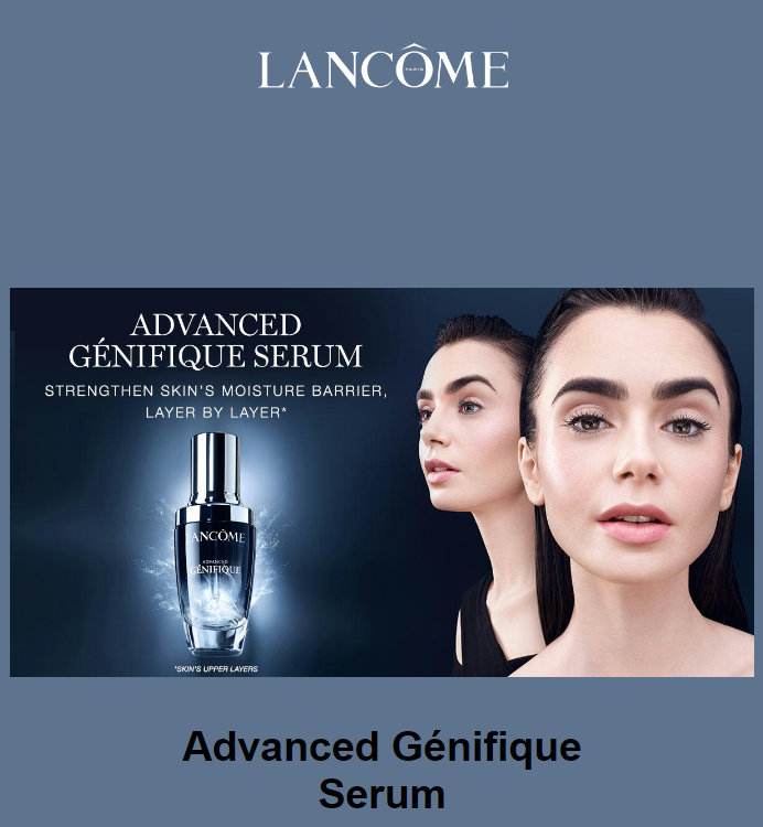 Free Lancôme Advanced Génifique Serum Sample - $0