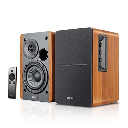 Edifier R1280Ts Powered Bookshelf Speakers - 2.0 Stereo Active Near Field Monitors - Studio Monitor Speaker - 42 Watts RMS with Subwoofer Line Out -$90.99 + Free Shipping