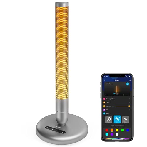 Govee Smart Table Lamp, Dimmable RGBWW Bedside Lamp, LED, Color Changing Lamp with 25 Scene Modes, Music Sync, Touch Lamp for Bedroom Living Room $39.99 + Free Shipping